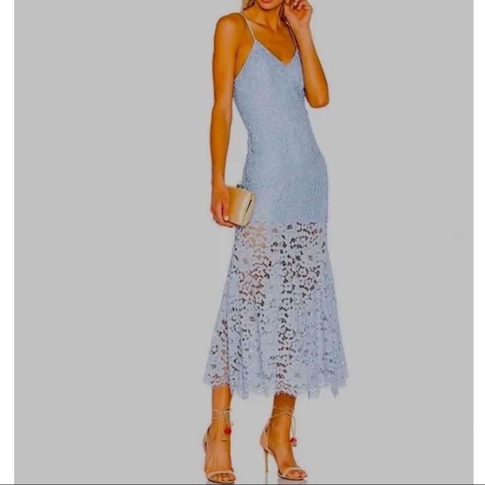 Light blue lace dress